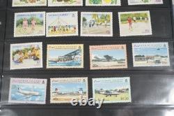 Collection mondiale des pays C de 1 700+ timbres neufs et utilisés dans un album