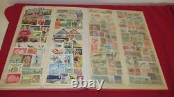 Collection mondiale en 3 albums, environ 4700 timbres