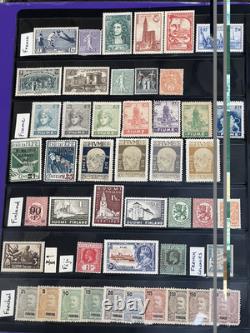 Collection mondiale fabuleuse jusqu’aux années 1940, neuve sans charnière et avec charnière, dans un classeur