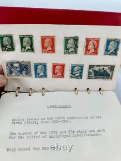 Collection philatélique Kirkpatrick Album de timbres du monde de la chimie 25 pages