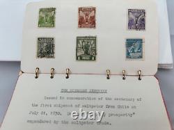 Collection philatélique Kirkpatrick Album de timbres du monde de la chimie 25 pages