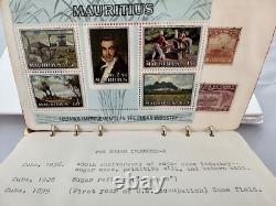 Collection philatélique Kirkpatrick Album de timbres du monde de la chimie 25 pages