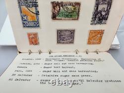 Collection philatélique Kirkpatrick Album de timbres du monde de la chimie 25 pages