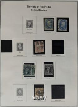 Collection puissante de timbres classiques américains jusqu’aux années 1960, valeur Scott de plus de 12 000 $