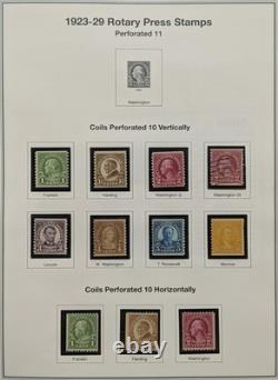 Collection puissante de timbres classiques américains jusqu’aux années 1960, valeur Scott de plus de 12 000 $