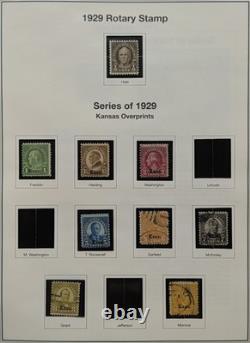 Collection puissante de timbres classiques américains jusqu’aux années 1960, valeur Scott de plus de 12 000 $
