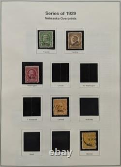 Collection puissante de timbres classiques américains jusqu’aux années 1960, valeur Scott de plus de 12 000 $