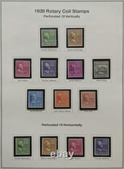 Collection puissante de timbres classiques américains jusqu’aux années 1960, valeur Scott de plus de 12 000 $