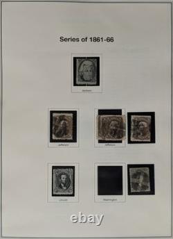 Collection puissante de timbres classiques américains jusqu’aux années 1960, valeur Scott de plus de 12 000 $