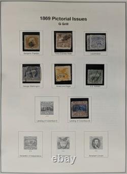 Collection puissante de timbres classiques américains jusqu’aux années 1960, valeur Scott de plus de 12 000 $
