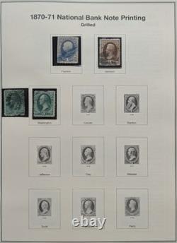 Collection puissante de timbres classiques américains jusqu’aux années 1960, valeur Scott de plus de 12 000 $