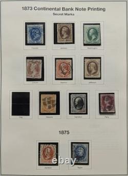 Collection puissante de timbres classiques américains jusqu’aux années 1960, valeur Scott de plus de 12 000 $
