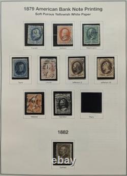 Collection puissante de timbres classiques américains jusqu’aux années 1960, valeur Scott de plus de 12 000 $