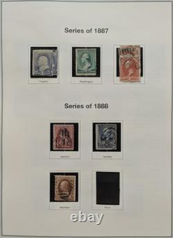Collection puissante de timbres classiques américains jusqu’aux années 1960, valeur Scott de plus de 12 000 $