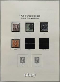 Collection puissante de timbres classiques américains jusqu’aux années 1960, valeur Scott de plus de 12 000 $