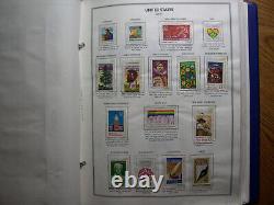 Collection quasi complète de timbres/poste et de blocs MNH de 1987-1994 dans l'album Liberty avec une valeur faciale de 661 $ EMX.