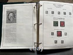 Collection remarquable des États-Unis 1910-50 Timbres dans l'album du patrimoine américain CV $5000+