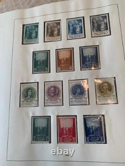 Collection robuste de la Cité du Vatican dans l'album SAFE allemand 500+ timbres 1929-71