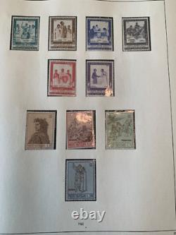 Collection robuste de la Cité du Vatican dans l'album SAFE allemand 500+ timbres 1929-71