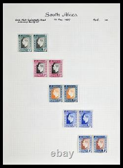 Collection spécialisée de timbres Lot 39174 Afrique du Sud 1926-1954 dans un album SG