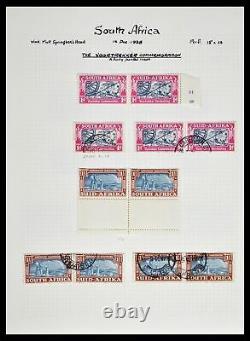 Collection spécialisée de timbres Lot 39174 Afrique du Sud 1926-1954 dans un album SG