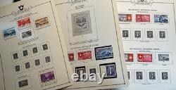 Collection vintage Suisse MINKUS album 400 timbres 1862-1970, nombreux neufs sans charnière, belle pièce
