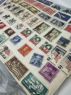 Collection vintage d’albums de timbres-poste Whitman, timbres américains, lot de charnières pour timbres
