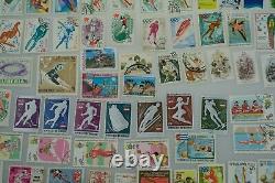 Collections de timbres du monde entier - Albums de lots Vintage Rares Classiques Antiques Authentiques