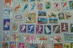 Collections de timbres du monde entier - Albums de lots Vintage Rares Classiques Antiques Authentiques