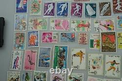 Collections de timbres du monde entier - Albums de lots Vintage Rares Classiques Antiques Authentiques