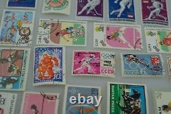 Collections de timbres du monde entier - Albums de lots Vintage Rares Classiques Antiques Authentiques