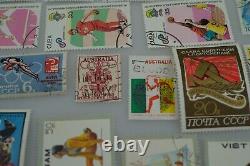 Collections de timbres du monde entier - Albums de lots Vintage Rares Classiques Antiques Authentiques