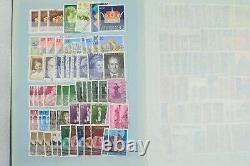 Collections de timbres du monde entier, album de lots Vintage Rare Classic Antique Genuine