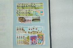 Collections de timbres du monde entier, album de lots Vintage Rare Classic Antique Genuine