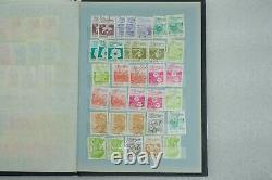 Collections de timbres du monde entier, album de lots Vintage Rare Classic Antique Genuine