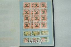 Collections de timbres du monde entier, album de lots Vintage Rare Classic Antique Genuine