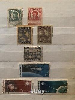 Collections de timbres du monde entier en lots dans des albums paires & blocs neufs et usagés
