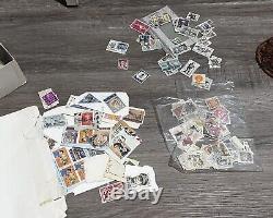 Collections de timbres, nombreux albums