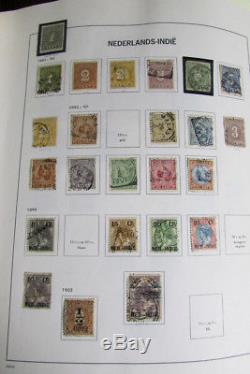 Colonies Des Pays-bas 95% Mint Stamp Collection Dans Davo Album