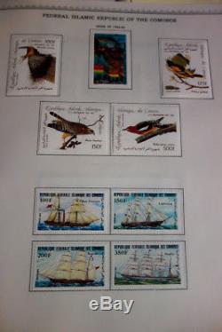 Comoro Islands Enorme Collection De Timbres De Menthe Dans L'album Scott