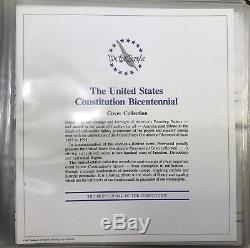 Complete Collection Constitution Américaine Bicentenaire 96 Enveloppes Premier Jour Album Stamp