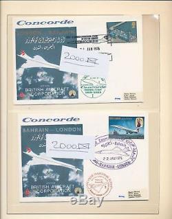 Concorde Large Collection Quatre Album Lindner Aviation (200 + Couvercles) Alb266