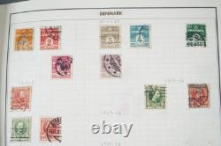 D-H 1880s-1960s COLLECTION DE 2400 TIMBRES NEUFS ET USAGÉS DANS UN ALBUM HARRIS