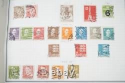 D-H 1880s-1960s COLLECTION DE 2400 TIMBRES NEUFS ET USAGÉS DANS UN ALBUM HARRIS