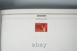 D-H 1880s-1960s COLLECTION DE 2400 TIMBRES NEUFS ET USAGÉS DANS UN ALBUM HARRIS
