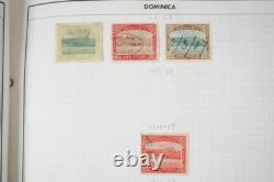 D-H 1880s-1960s COLLECTION DE 2400 TIMBRES NEUFS ET USAGÉS DANS UN ALBUM HARRIS