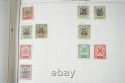 D-H 1880s-1960s COLLECTION DE 2400 TIMBRES NEUFS ET USAGÉS DANS UN ALBUM HARRIS