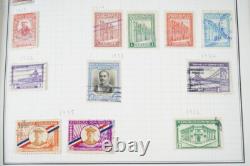 D-H 1880s-1960s COLLECTION DE 2400 TIMBRES NEUFS ET USAGÉS DANS UN ALBUM HARRIS