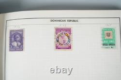 D-H 1880s-1960s COLLECTION DE 2400 TIMBRES NEUFS ET USAGÉS DANS UN ALBUM HARRIS