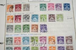DANEMARK ANNÉES 1850-1950 COLLECTION DE PLUS DE 1 900 TIMBRES NEUFS ET OBLITÉRÉS CONSERVÉS DANS UN ALBUM